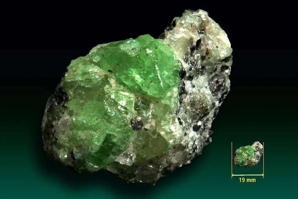 Tsavorite specimen
